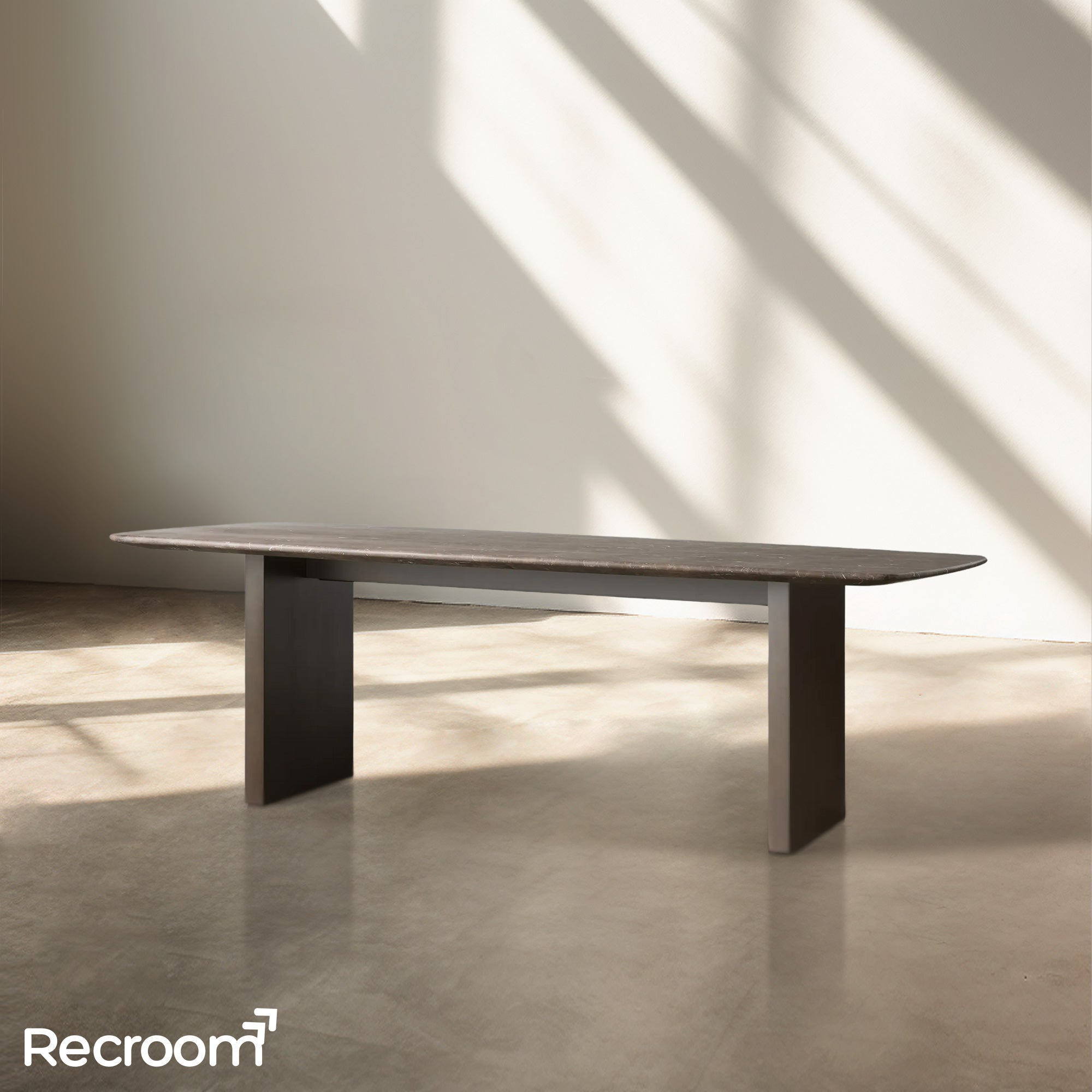 San Germani Stone Dining Table with Clement Base - Zonesus