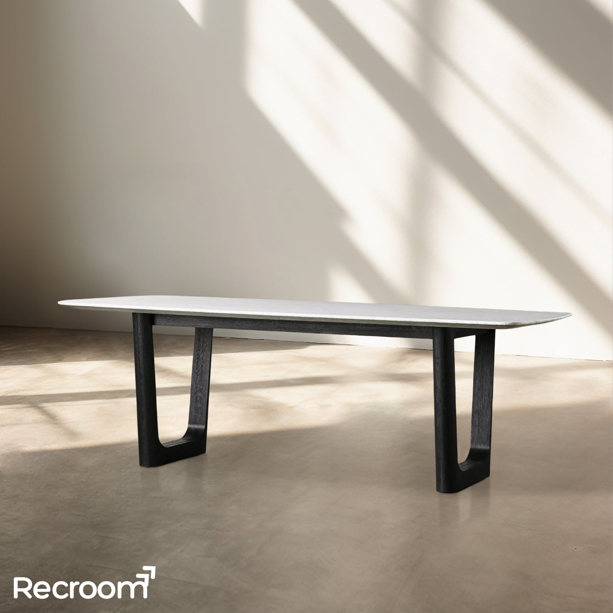 San Germani Stone Dining Table with Rennes Base - Zonesus