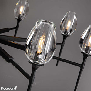 Tuilp Round Chandelier 42" - Zonesus