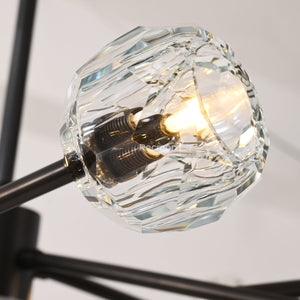 Boulew Crystal Glass Round Chandelier 60" - Zonesus