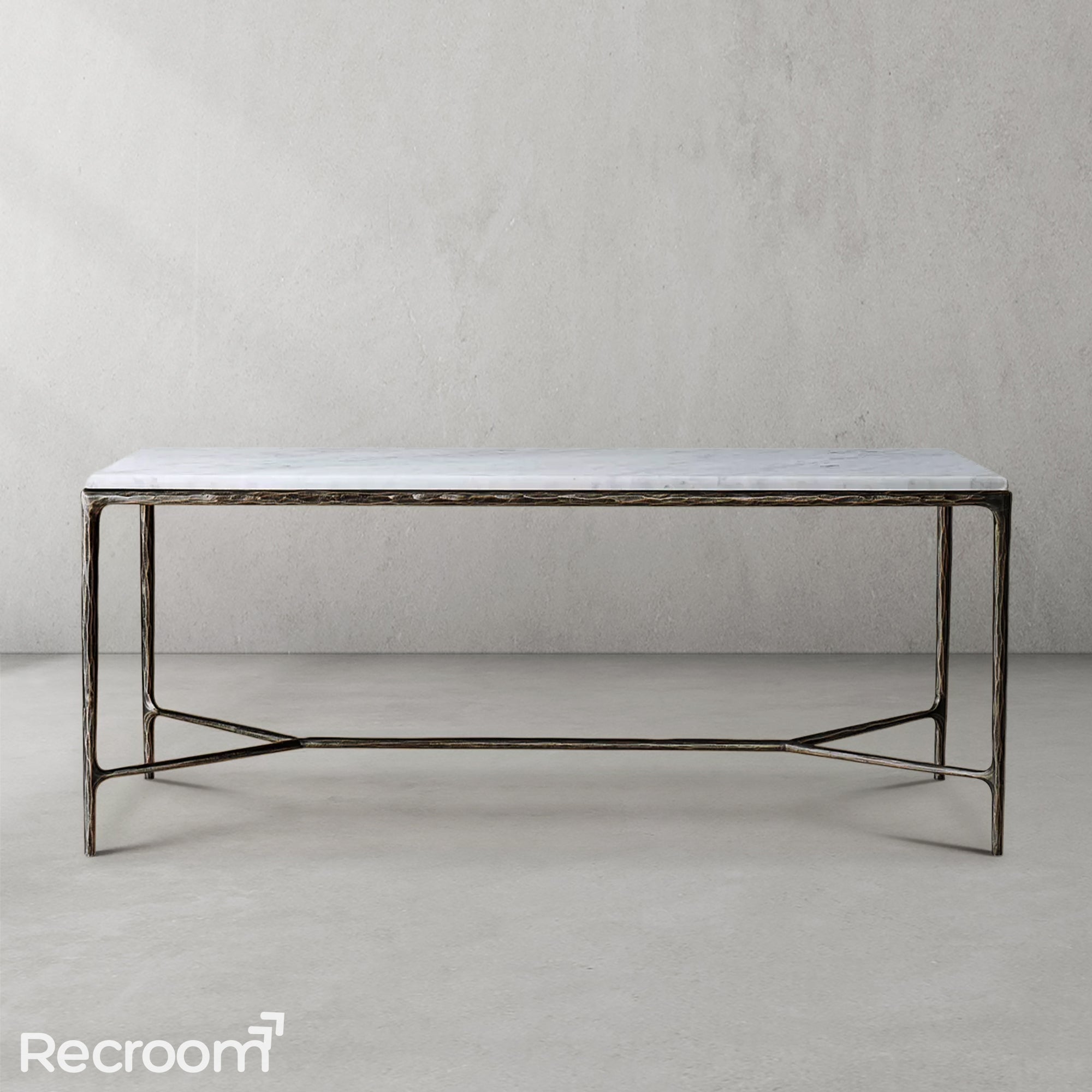 Thaddeo Marble And Grass Desk - Zonesus