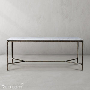 Thaddeo Marble And Grass Desk - Zonesus