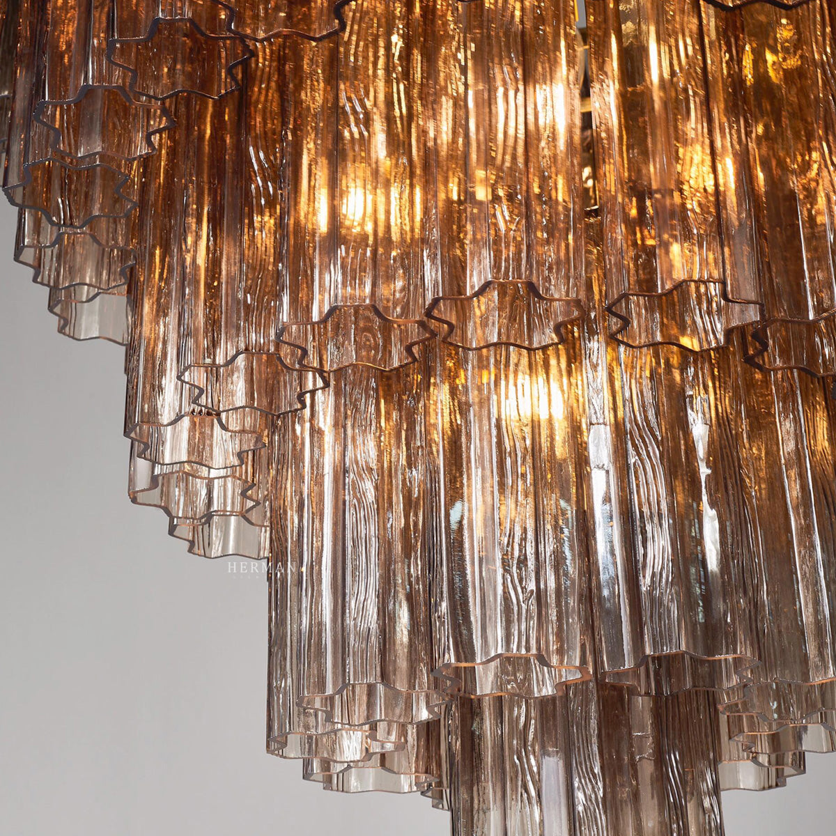 Murano Chandelier – 78 tubes – Smoked - Zonesus