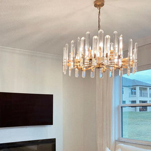 Bonington Round Chandelier 24" - Zonesus