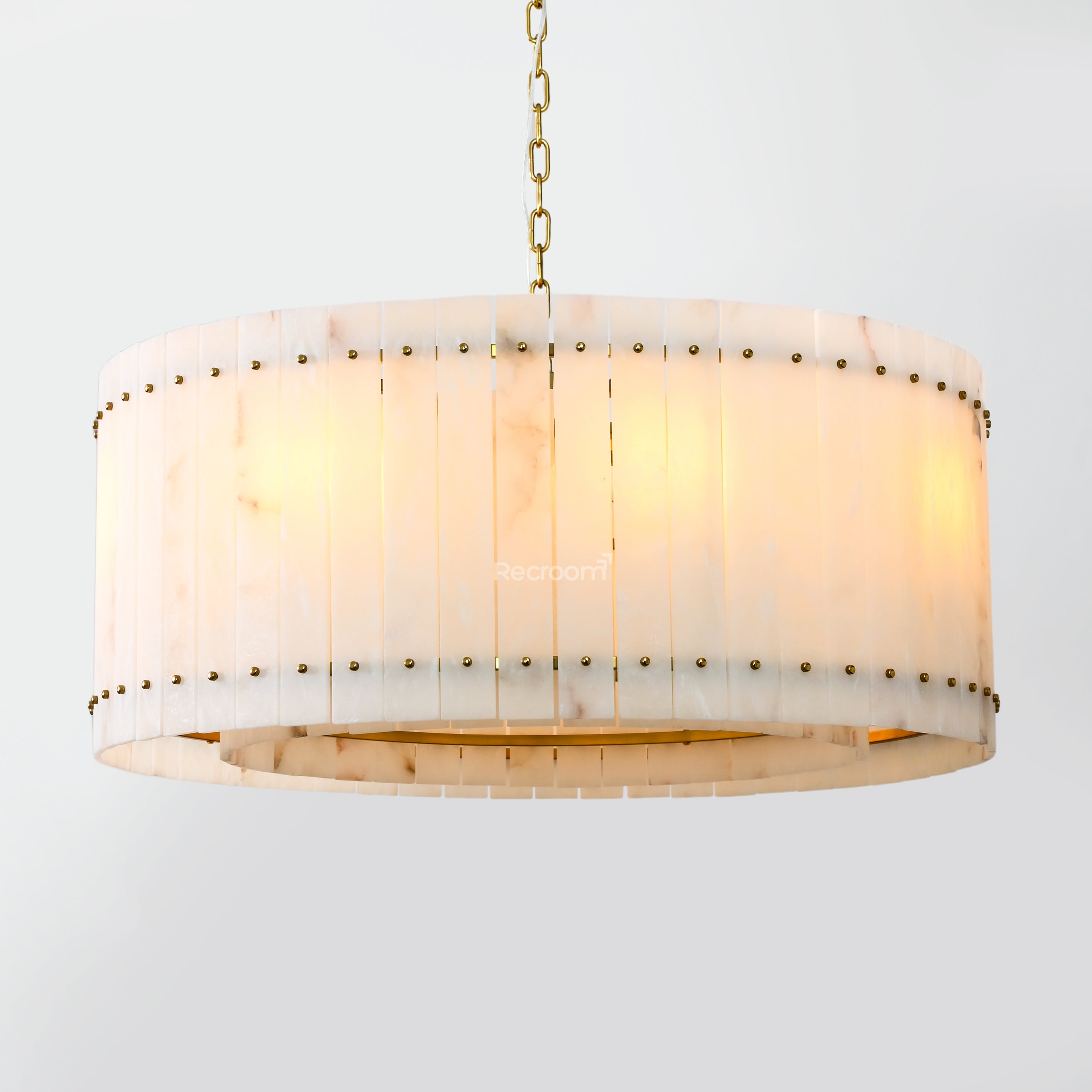 San Marconer Alabaster Round Chandelier 37‘’ - Zonesus
