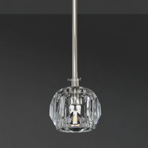 Boulew Crystal Glass Rod Pendant 5" - Zonesus