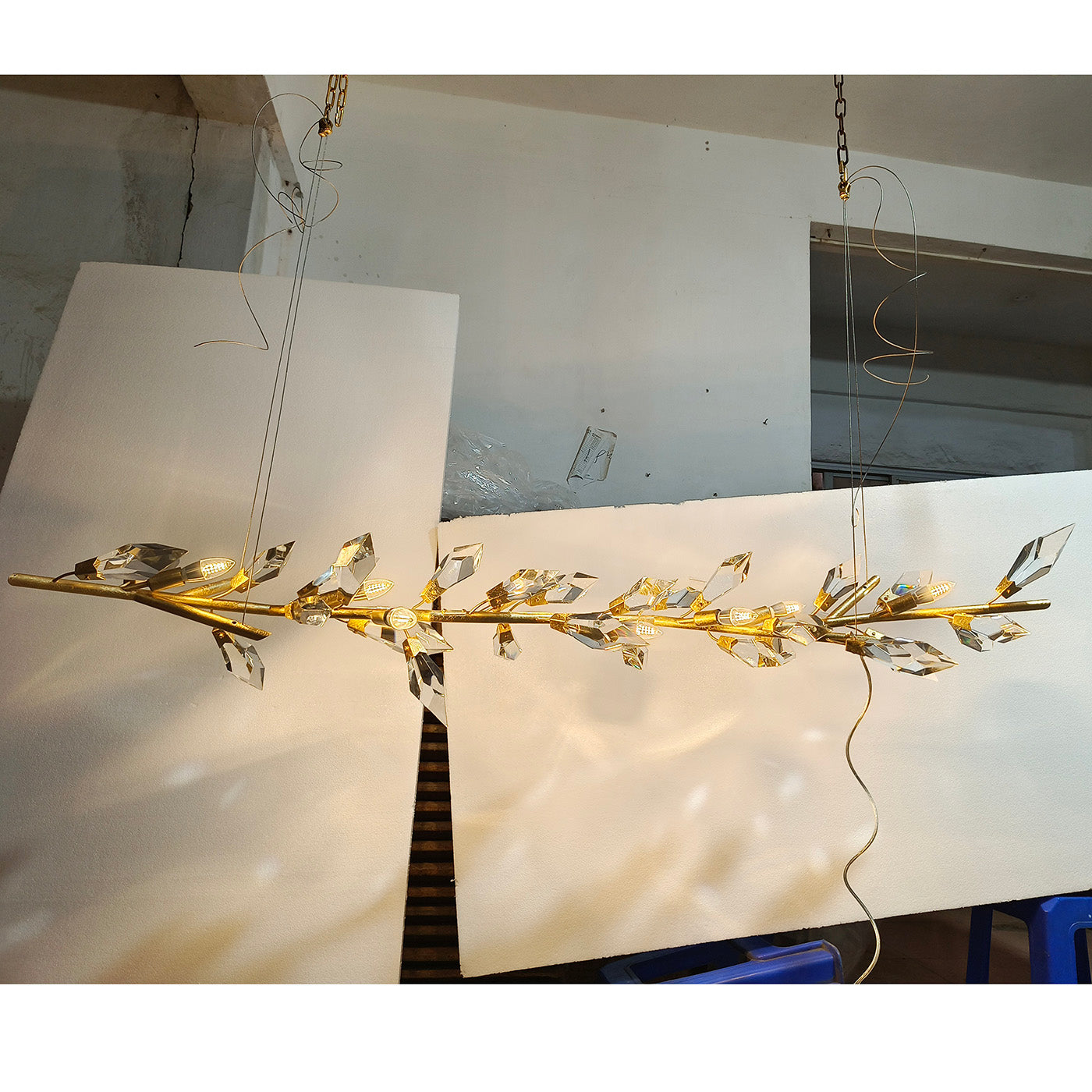 Addison 72" Linear Crystal chandelier - Zonesus