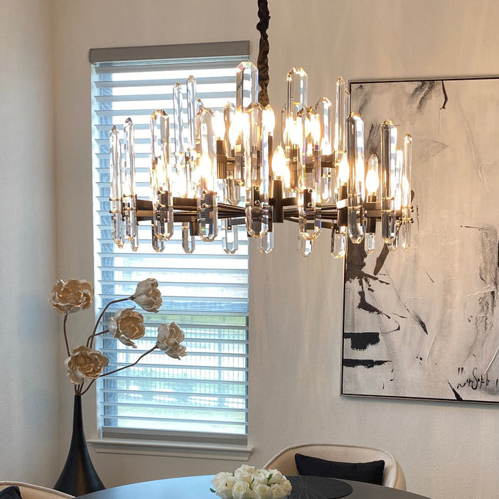 Bonington Round Chandelier 24" - Zonesus