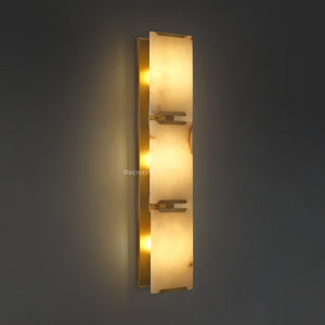 Harllow Calcite Triple Wall Sconce 6” - Zonesus