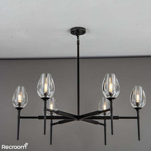 Tuilp Round Chandelier 42" - Zonesus