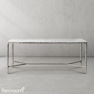 Thaddeo Marble And Grass Desk - Zonesus