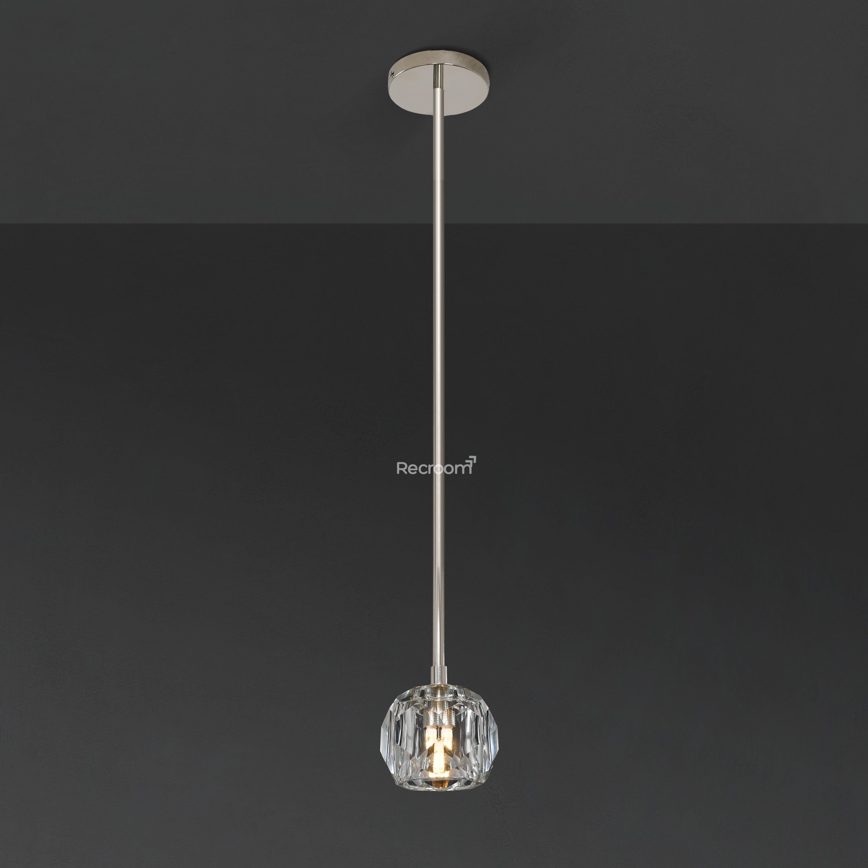 Boulew Crystal Glass Rod Pendant 5" - Zonesus
