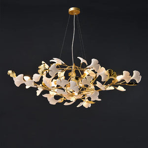Modern Ceramic Ginkgo Chandelier - Zonesus