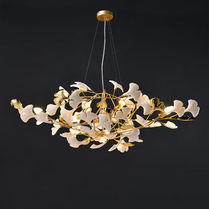 Modern Ceramic Ginkgo Chandelier - Zonesus