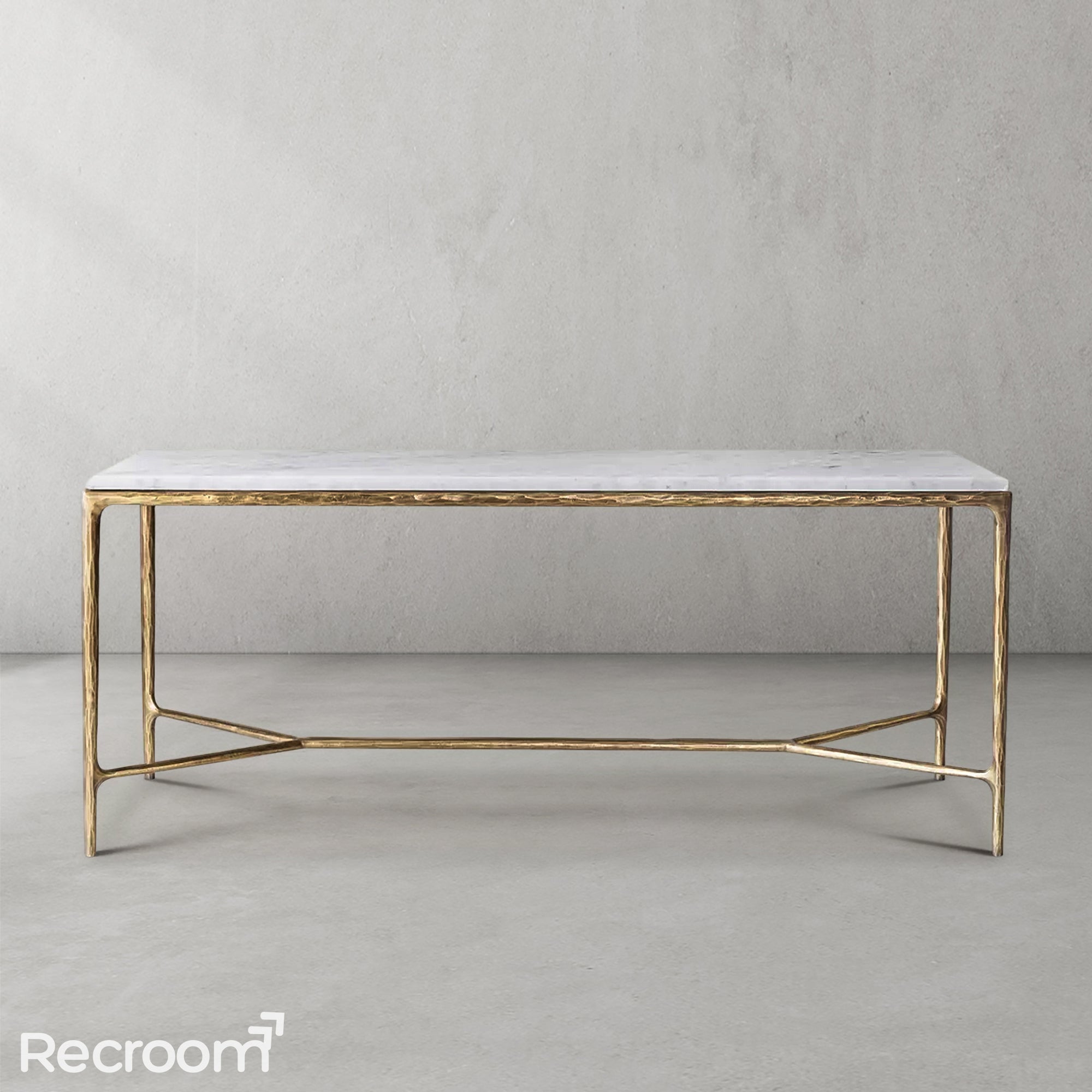 Thaddeo Marble And Grass Desk - Zonesus