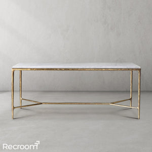 Thaddeo Marble And Grass Desk - Zonesus