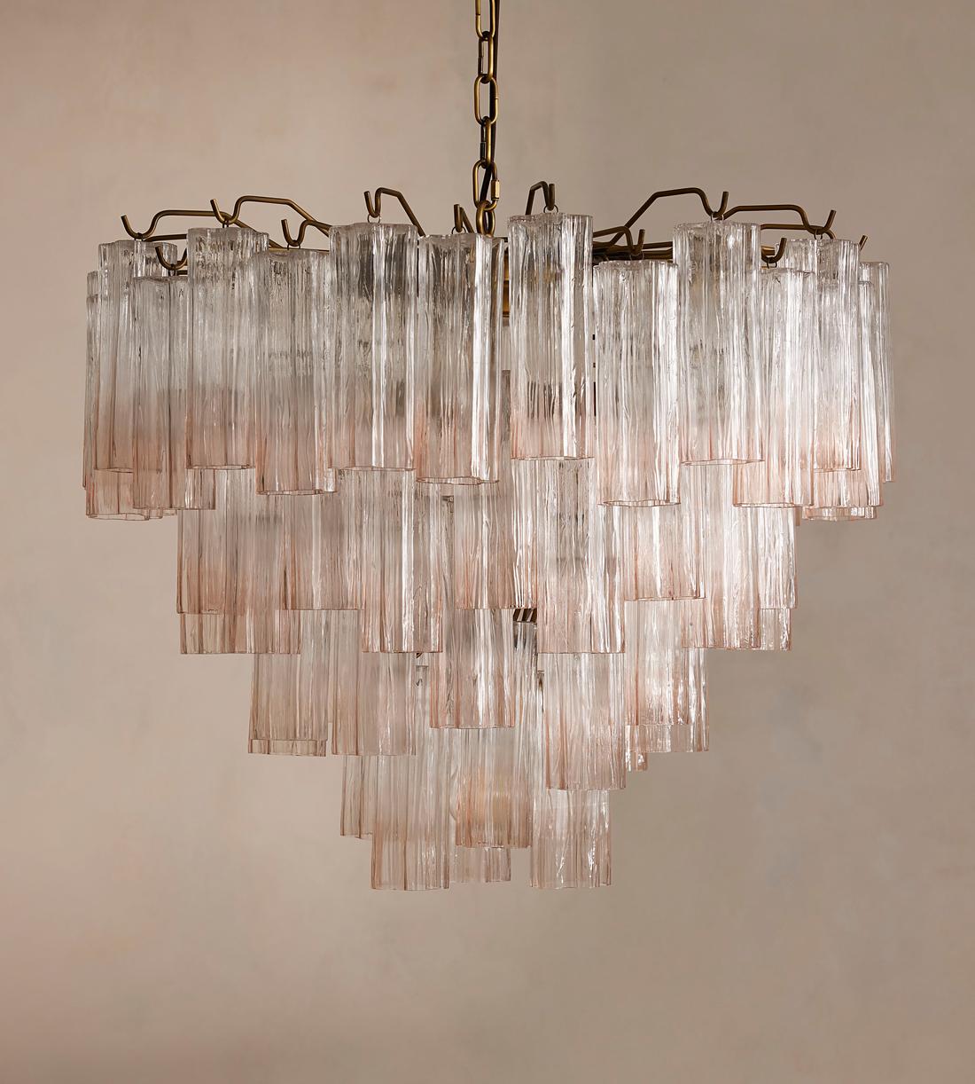 Chiara Glass Chandelier 30"W