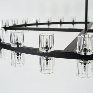 Arcachonest Round Chandelier 60" - Zonesus