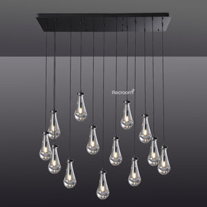 Raindrop Linear Chandelier 54" - Zonesus