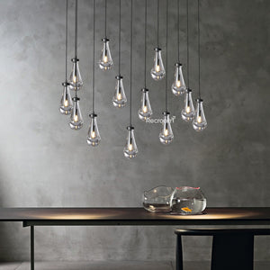 Raindrop Linear Chandelier 54" - Zonesus