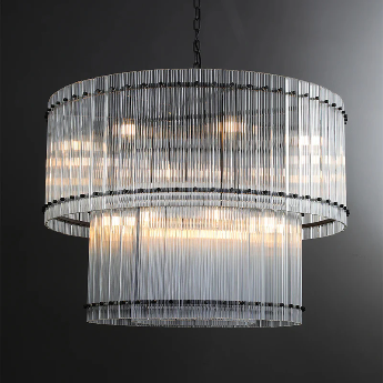 San Marcon Round Chandelier 22" 37" 48" 60" - Zonesus