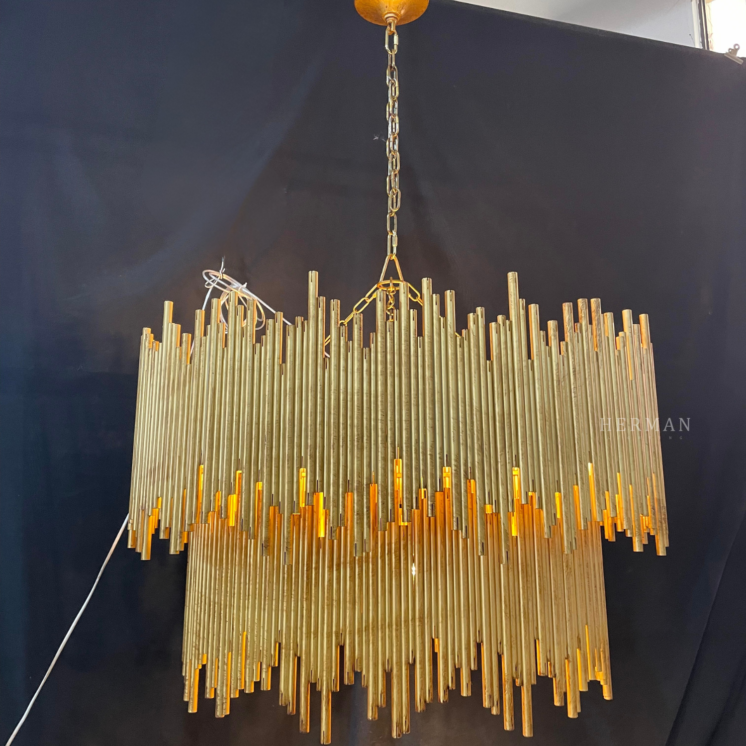Althely 8 Lights 2-Tier Chandelier - Zonesus