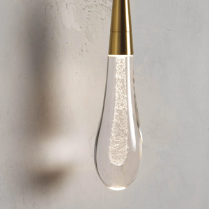 Solitaire Crystal Wall Sconce 5"W - Zonesus