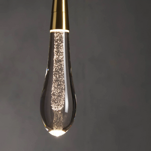 Solitaire Crystal Pendant 1 light 2 lights - Zonesus