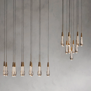 Solitaire Crystal Pendant 1 light 2 lights - Zonesus