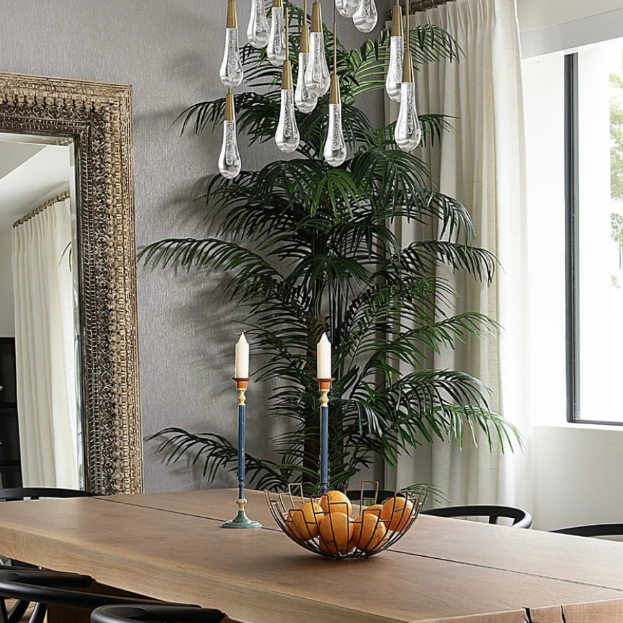 Solitaire Round Chandelier 58"D - Zonesus