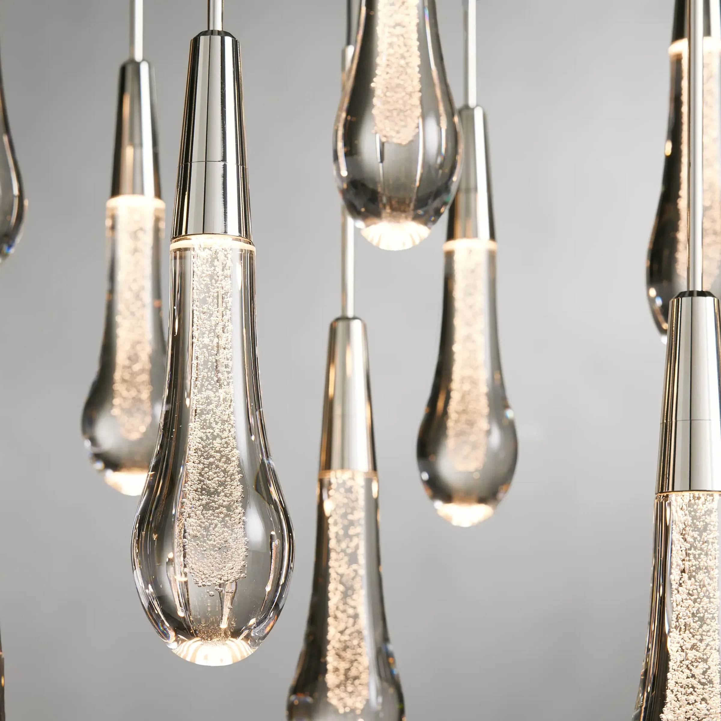 Solitaire Round Chandelier 58"D - Zonesus