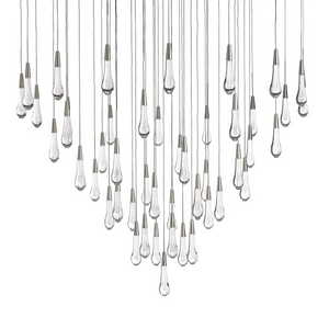 Solitaire Round Chandelier 58"D - Zonesus