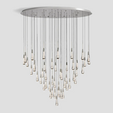 Solitaire Round Chandelier 58"D - Zonesus