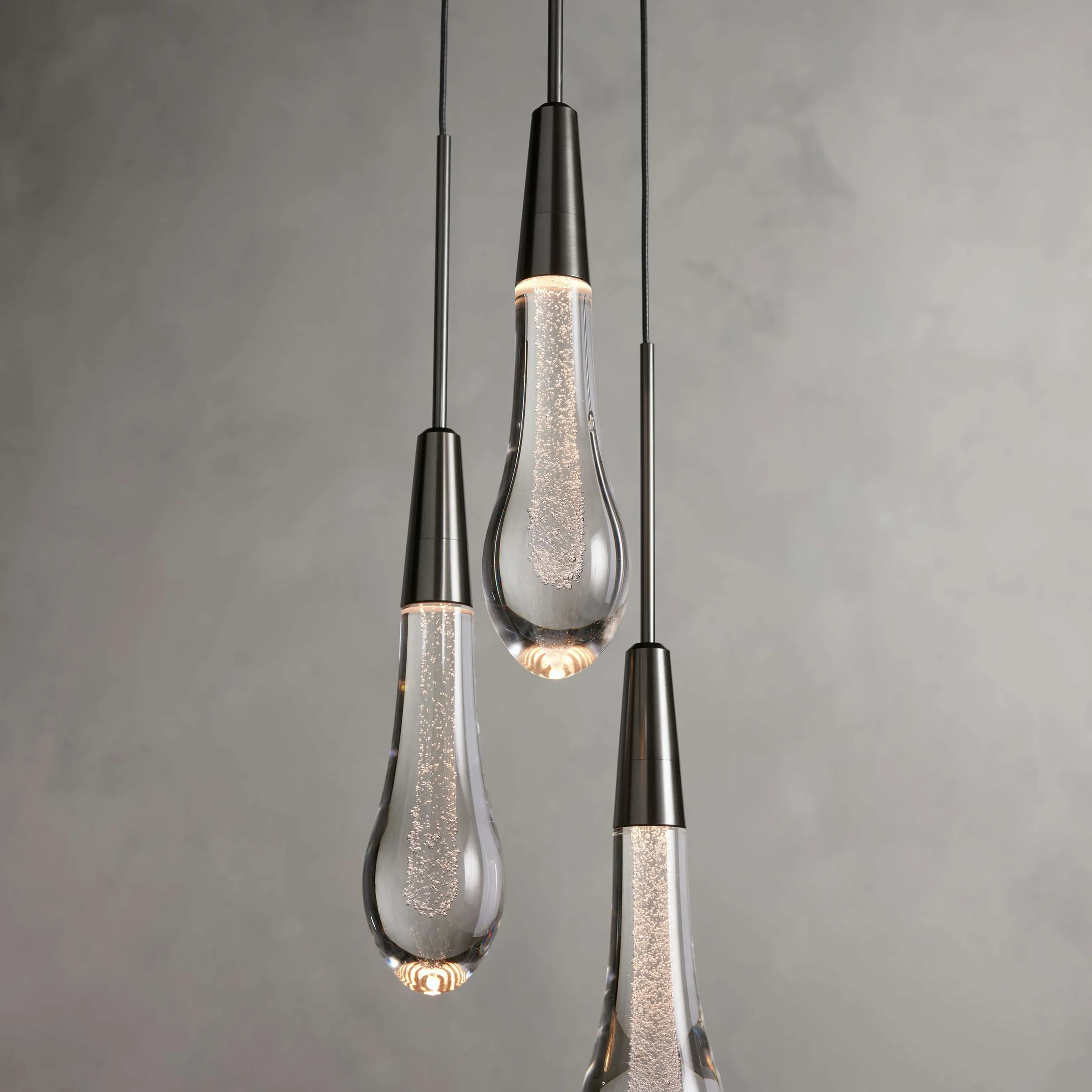 Solitaire Cluster Crystal Pendant 3 Light 5 Light 7Light - Zonesus