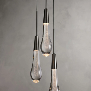 Solitaire Cluster Crystal Pendant 3 Light 5 Light 7Light - Zonesus