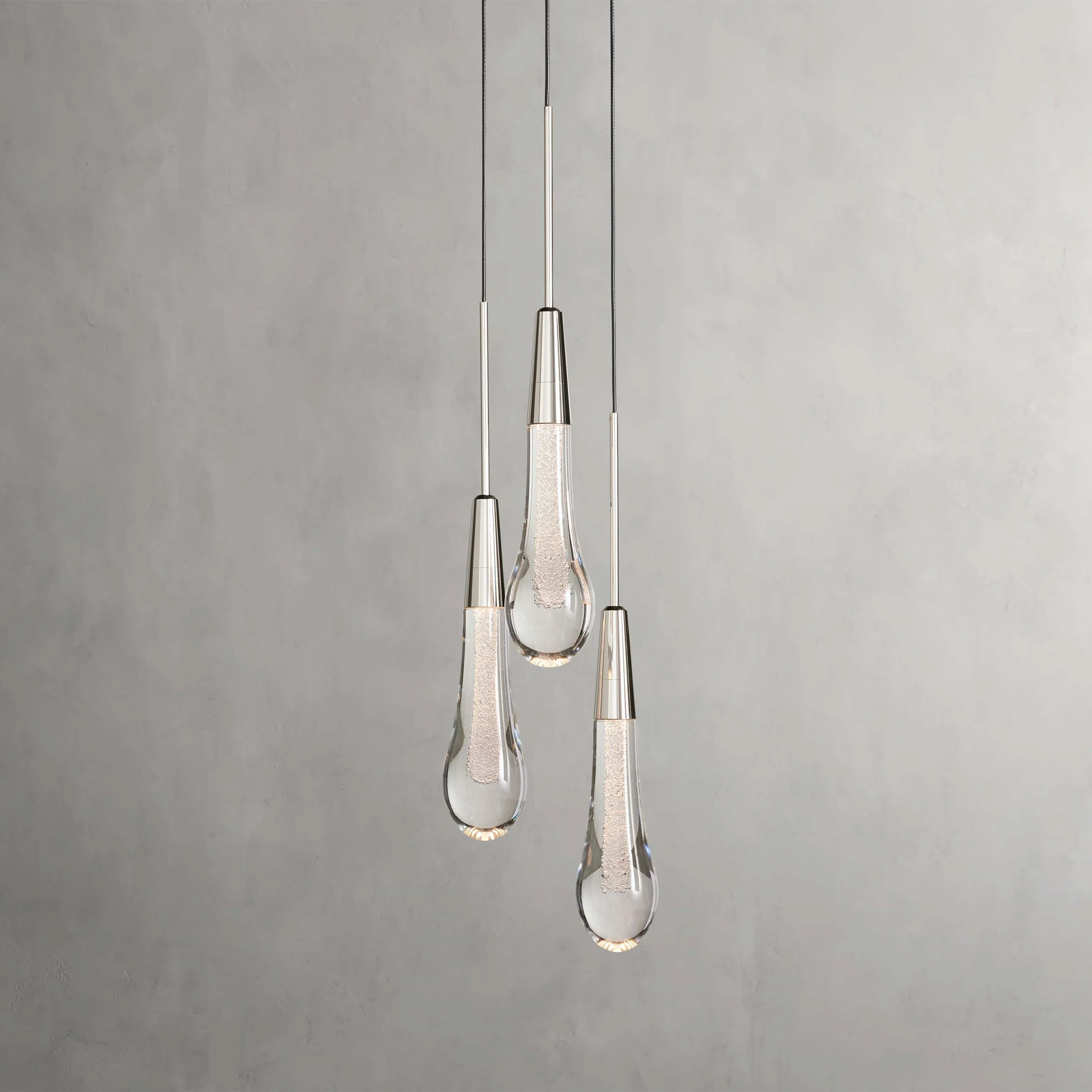 Solitaire Cluster Crystal Pendant 3 Light 5 Light 7Light - Zonesus