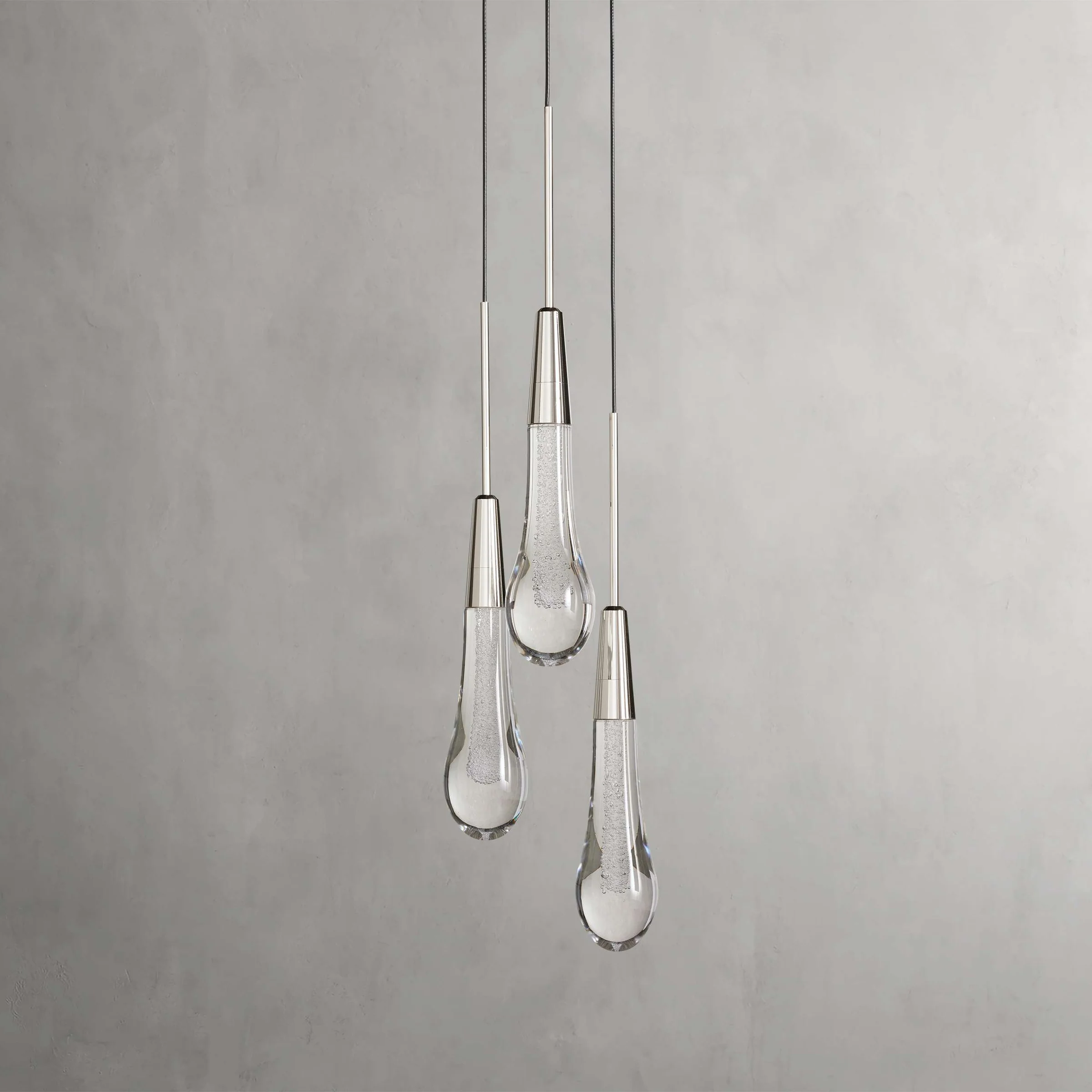 Solitaire Cluster Crystal Pendant 3 Light 5 Light 7Light - Zonesus