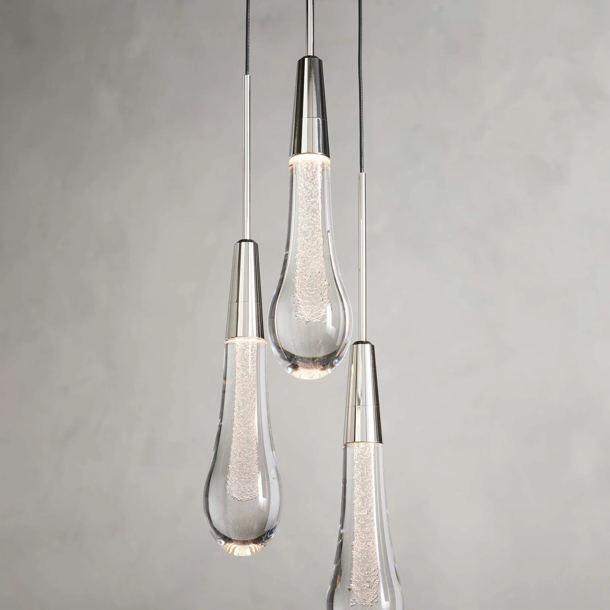 Solitaire Cluster Crystal Pendant 3 Light 5 Light 7Light - Zonesus
