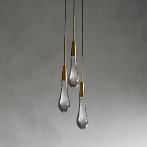 Solitaire Cluster Crystal Pendant 3 Light 5 Light 7Light - Zonesus