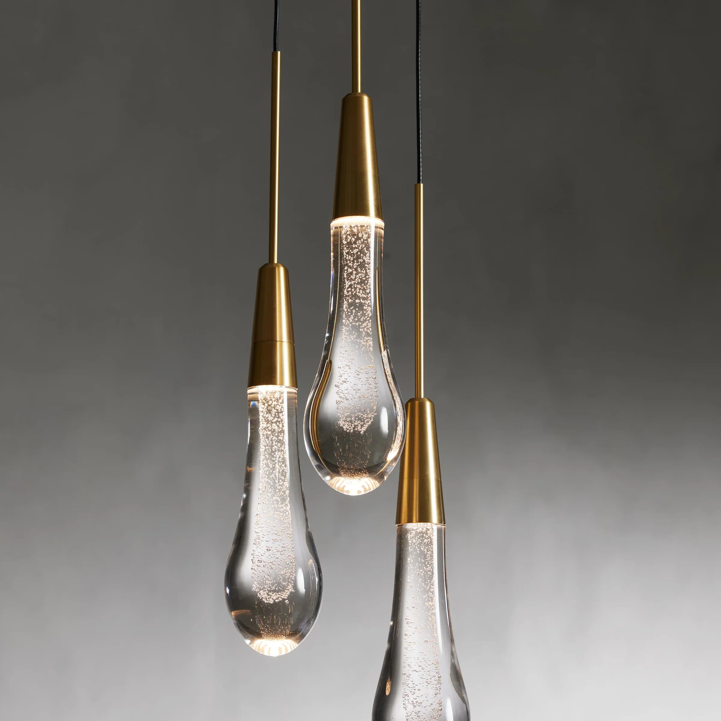Solitaire Cluster Crystal Pendant 3 Light 5 Light 7Light - Zonesus