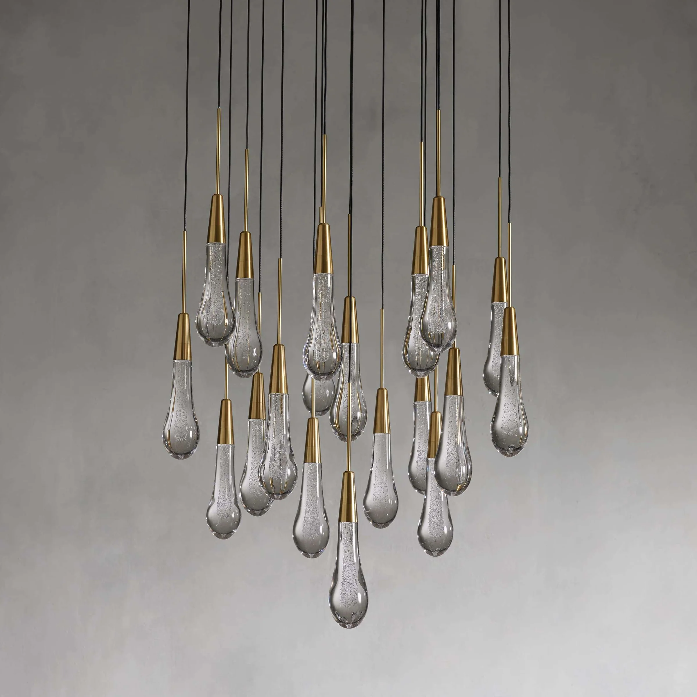 Solitaire Crystal Round Chandelier 17" 24" 36" 40'' 48'' 58"D - Zonesus