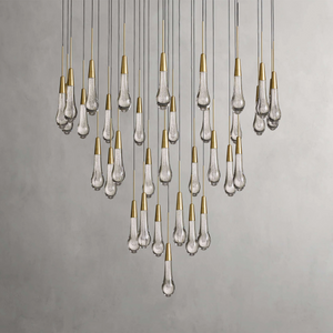 Solitaire Crystal Round Chandelier 17" 24" 36" 40'' 48'' 58"D - Zonesus