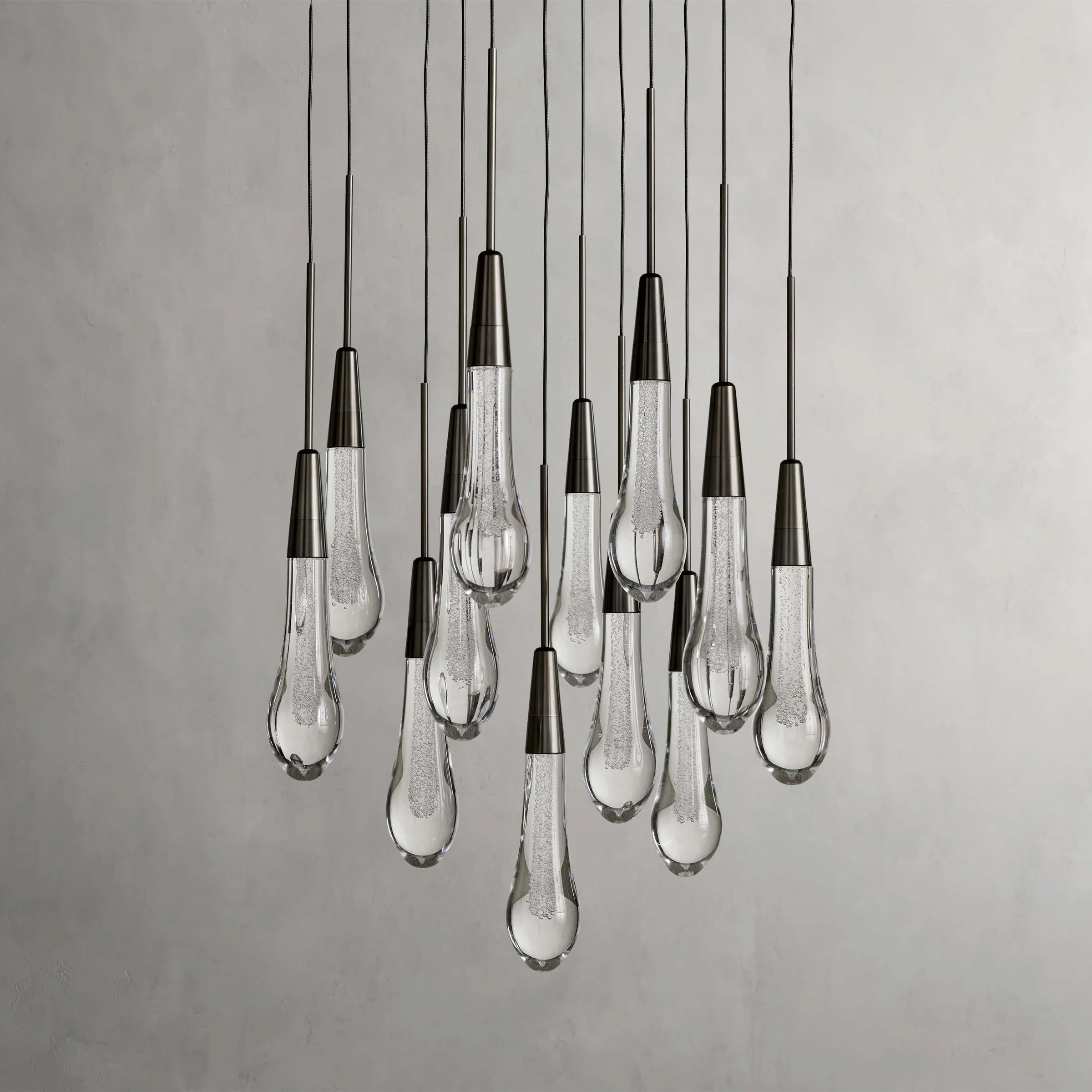 Solitaire Crystal Round Chandelier 17" 24" 36" 40'' 48'' 58"D - Zonesus