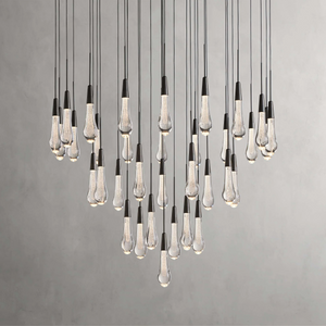 Solitaire Crystal Round Chandelier 17" 24" 36" 40'' 48'' 58"D - Zonesus