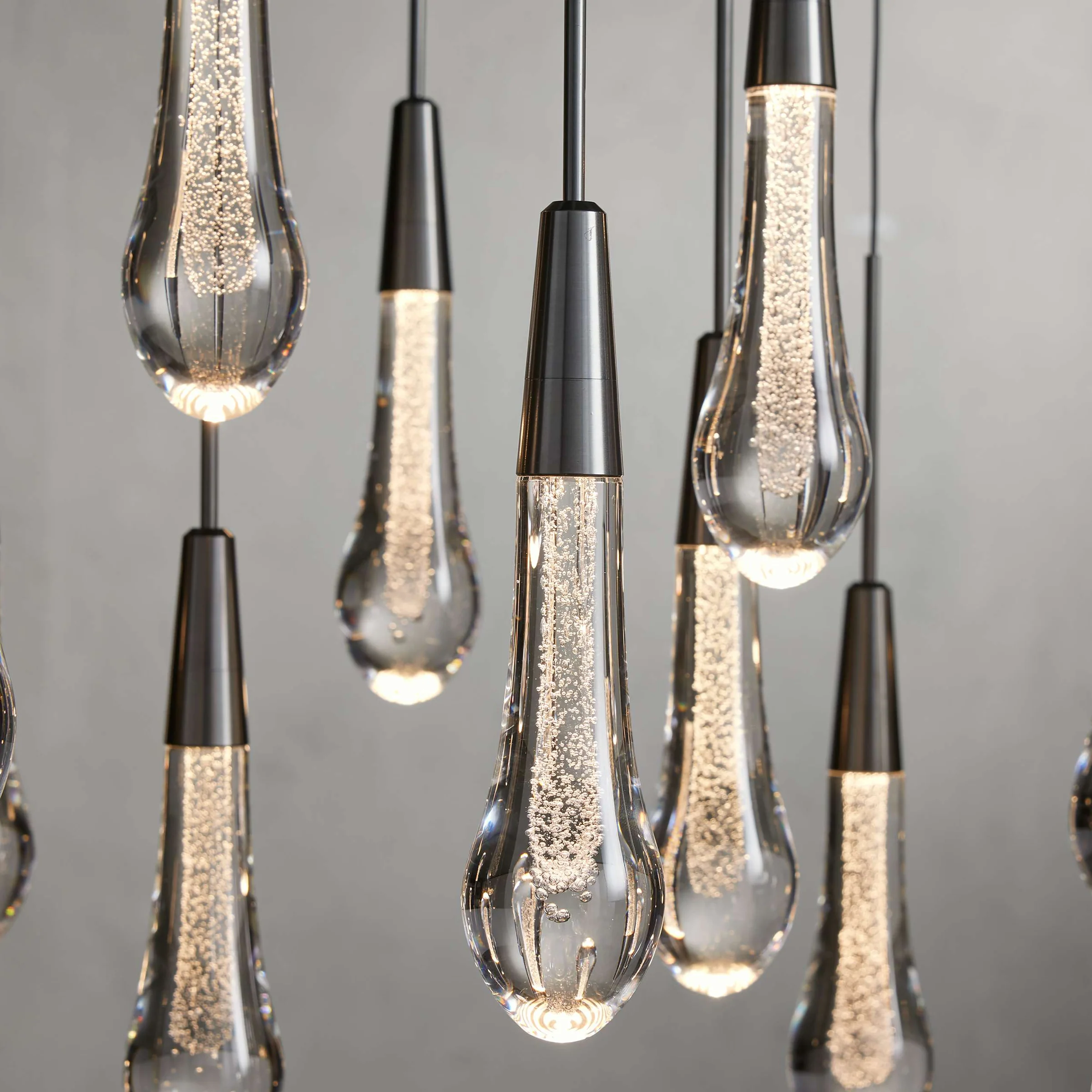 Solitaire Crystal Round Chandelier 17" 24" 36" 40'' 48'' 58"D - Zonesus
