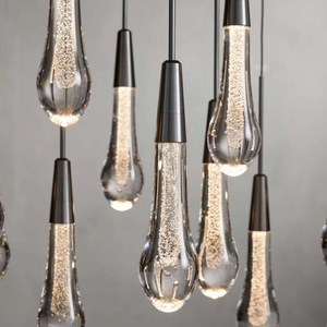 Solitaire Crystal Round Chandelier 17" 24" 36" 40'' 48'' 58"D - Zonesus