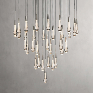Solitaire Crystal Round Chandelier 17" 24" 36" 40'' 48'' 58"D - Zonesus