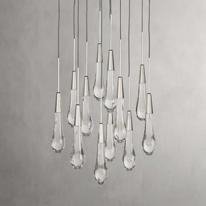 Solitaire Crystal Round Chandelier 17" 24" 36" 40'' 48'' 58"D - Zonesus