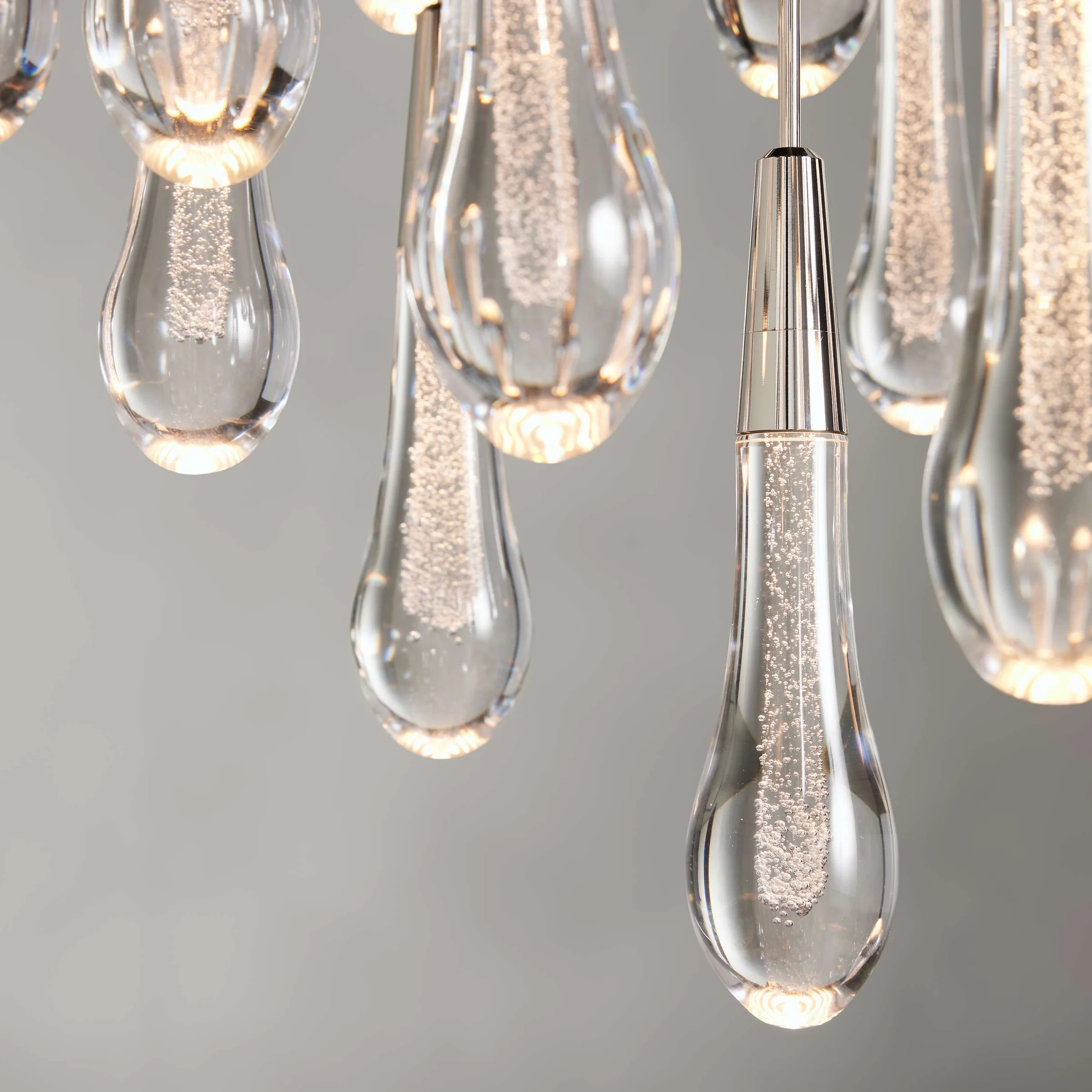 Solitaire Crystal Round Chandelier 17" 24" 36" 40'' 48'' 58"D - Zonesus