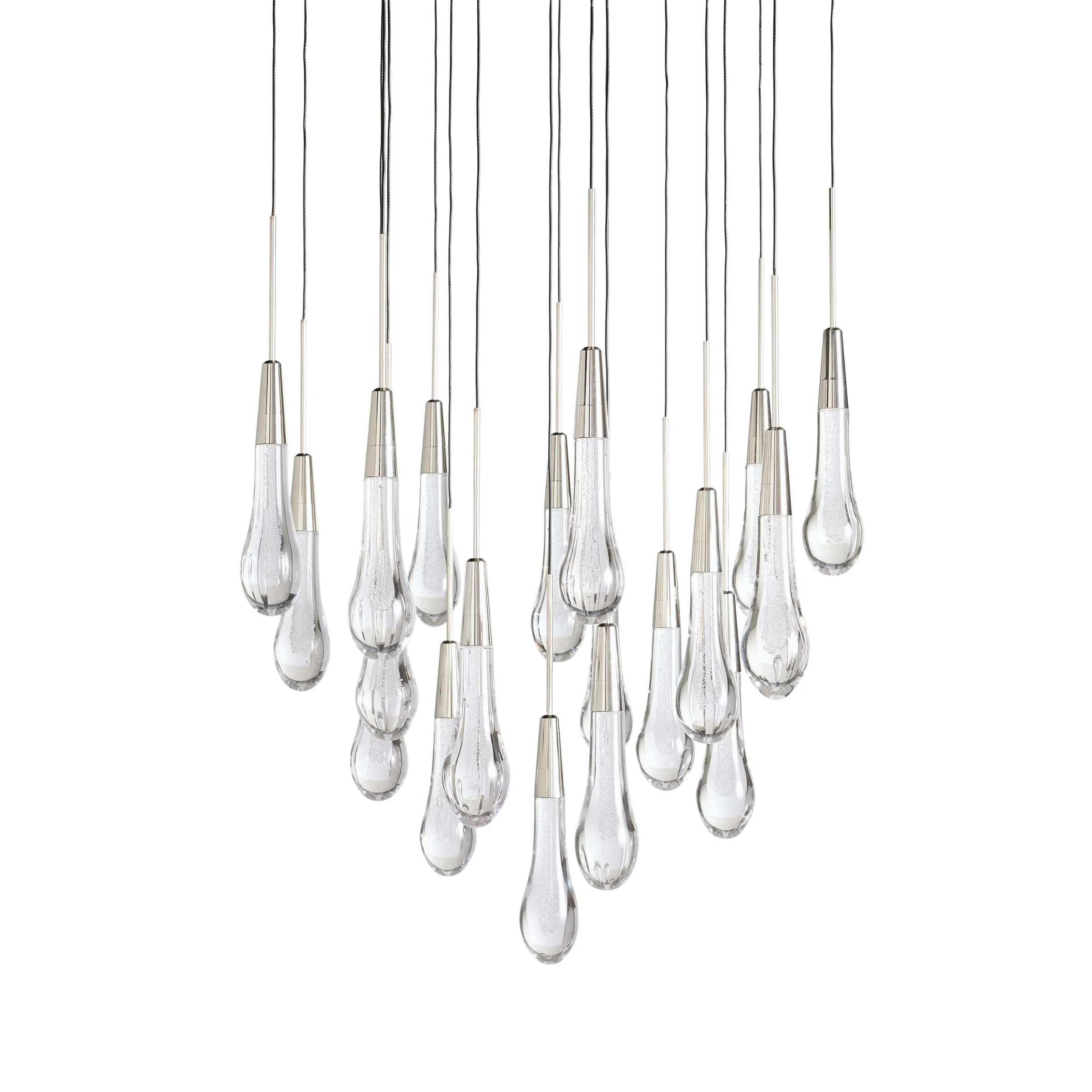 Solitaire Crystal Round Chandelier 17" 24" 36" 40'' 48'' 58"D - Zonesus